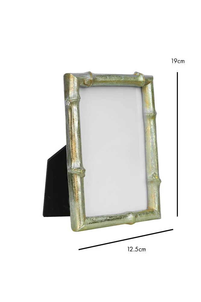 Antique Gold Bamboo Photo Frame 4x6" - Image 8