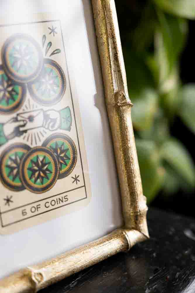 Antique Gold Bamboo Photo Frame 5x7" - Image 4