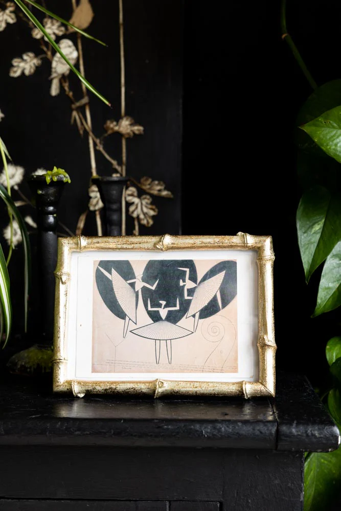 Antique Gold Bamboo Photo Frame 5x7" - Image 5