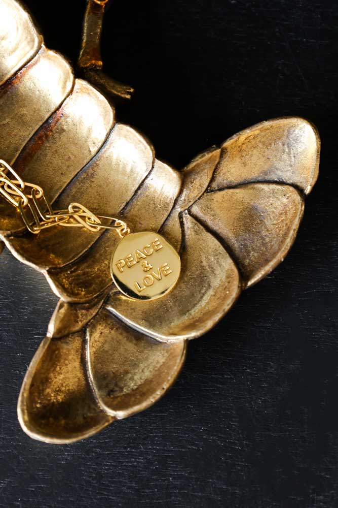 Antique Gold Lobster Trinket Tray - Image 5