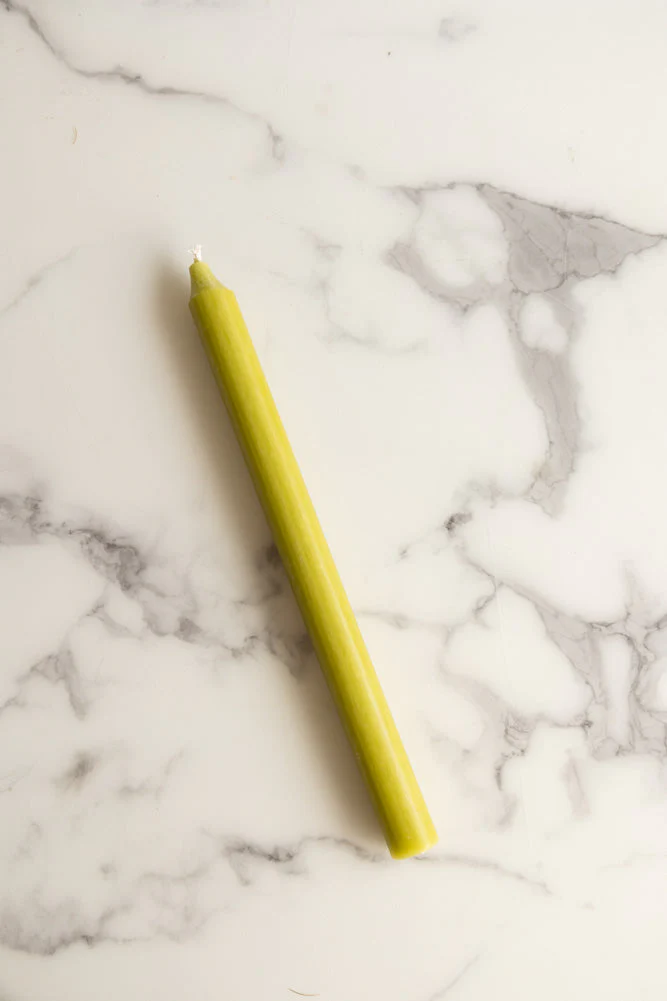 Beautiful Dinner Candle - Lime Green - Image 4