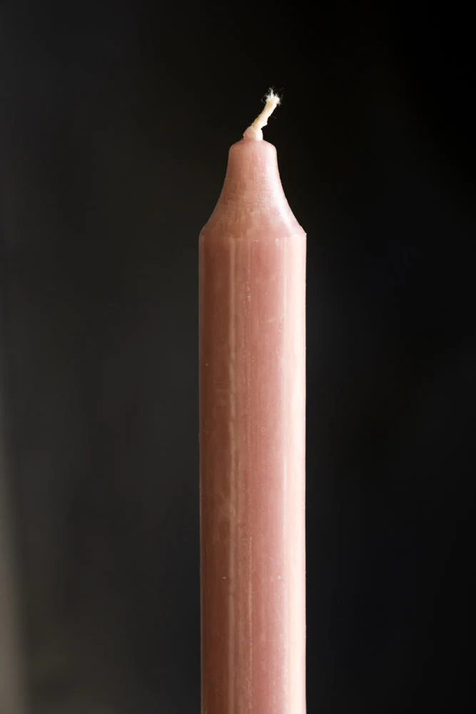 Beautiful Dinner Candle - Old Rose - Image 3