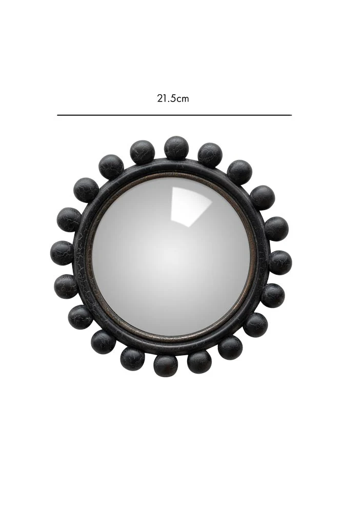 Black Bobbin Convex Mirror - Image 7