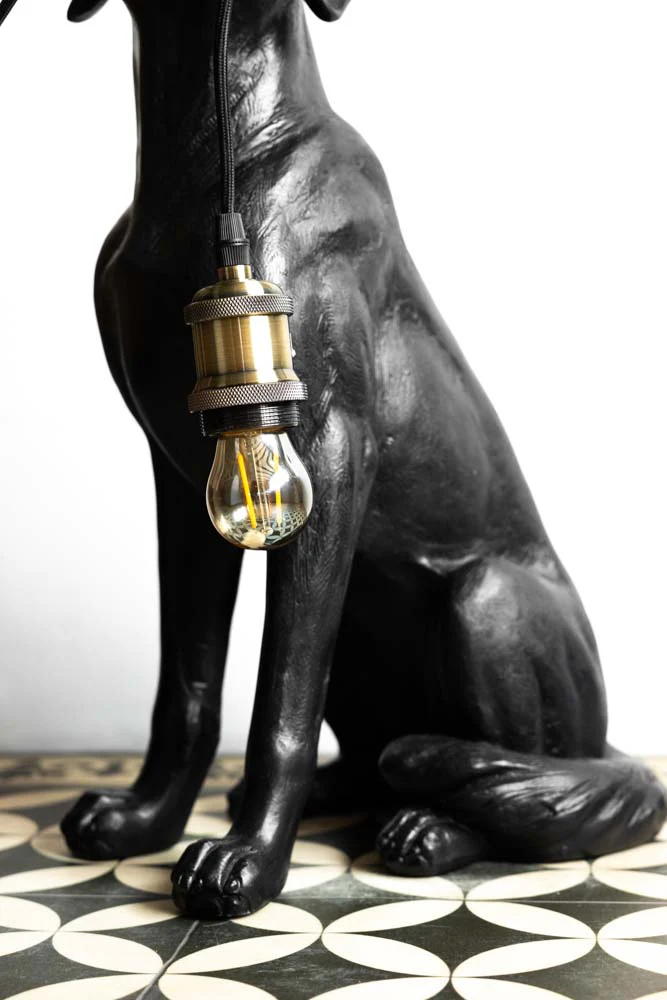 Black Dog Floor Lamp - Image 3