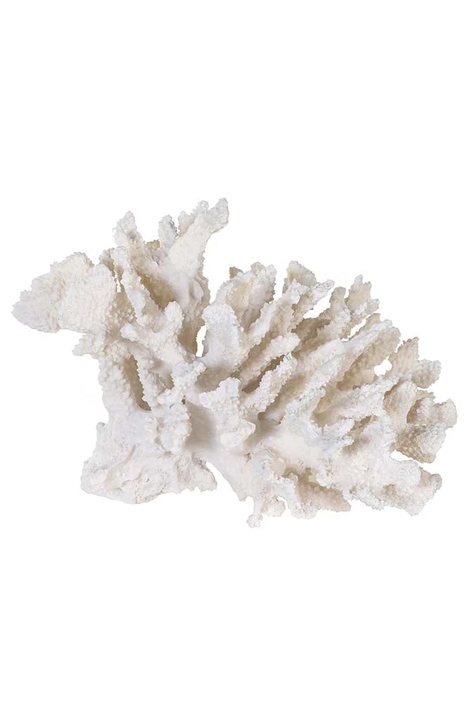 Faux Pure White Coral Ornament - Image 5