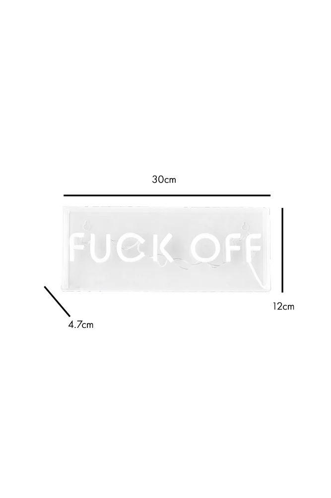 Fuck Off LED Neon Acrylic Light Box - Image 10