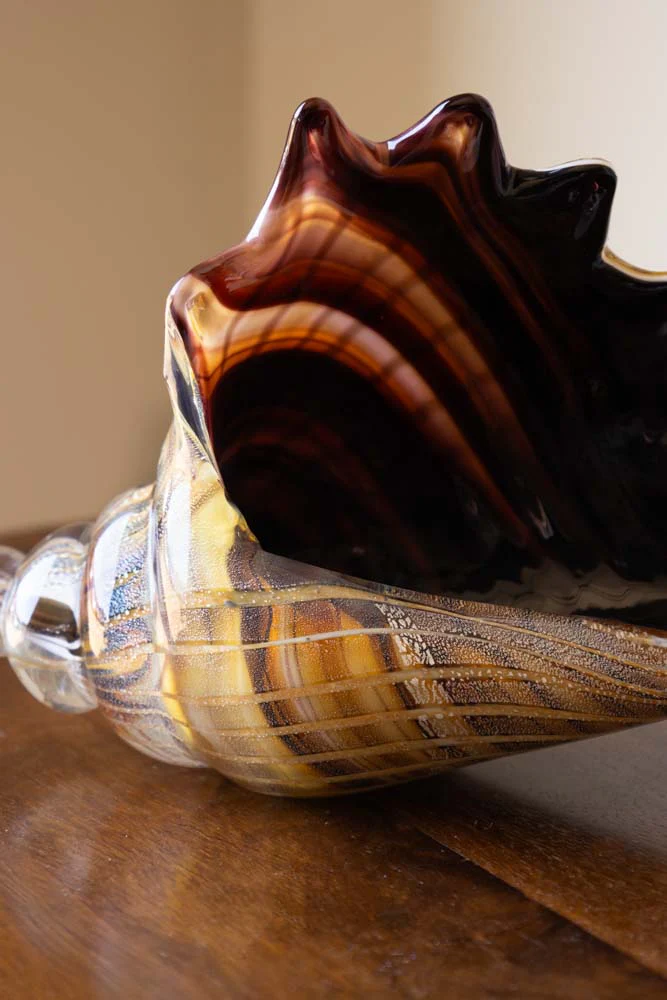 Glass Conch Shell Paperweight Ornament - Image 8