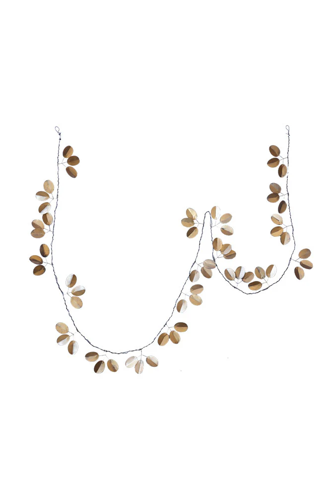 Gold Eucalyptus Fairy Lights - Image 4