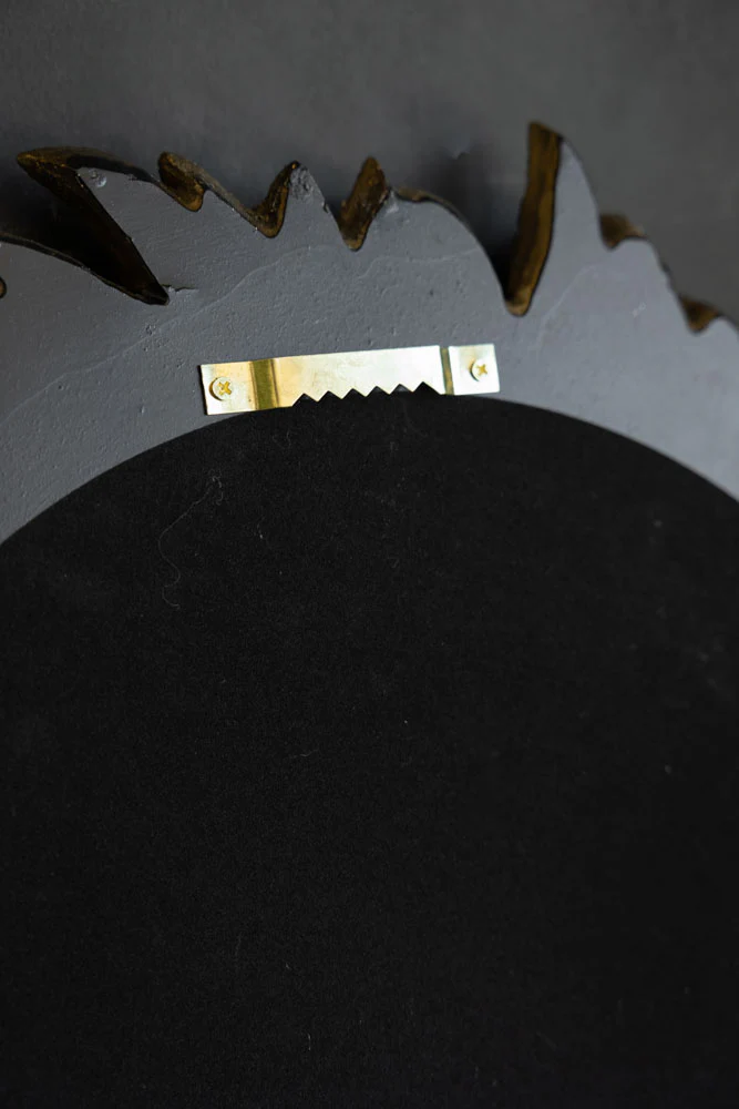 Golden Feather Round Wall Mirror - Image 8