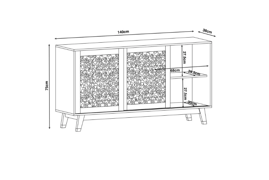 Leopard Print Sideboard - Image 14