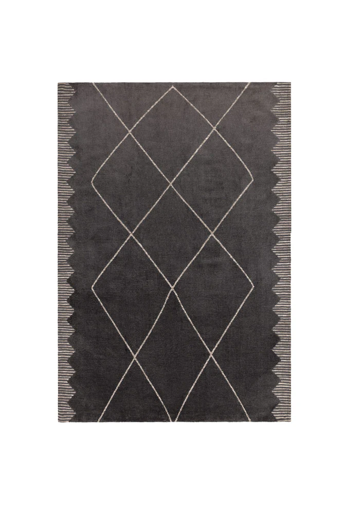 Mason Black Diamond Rug - 3 Sizes Available - Image 8