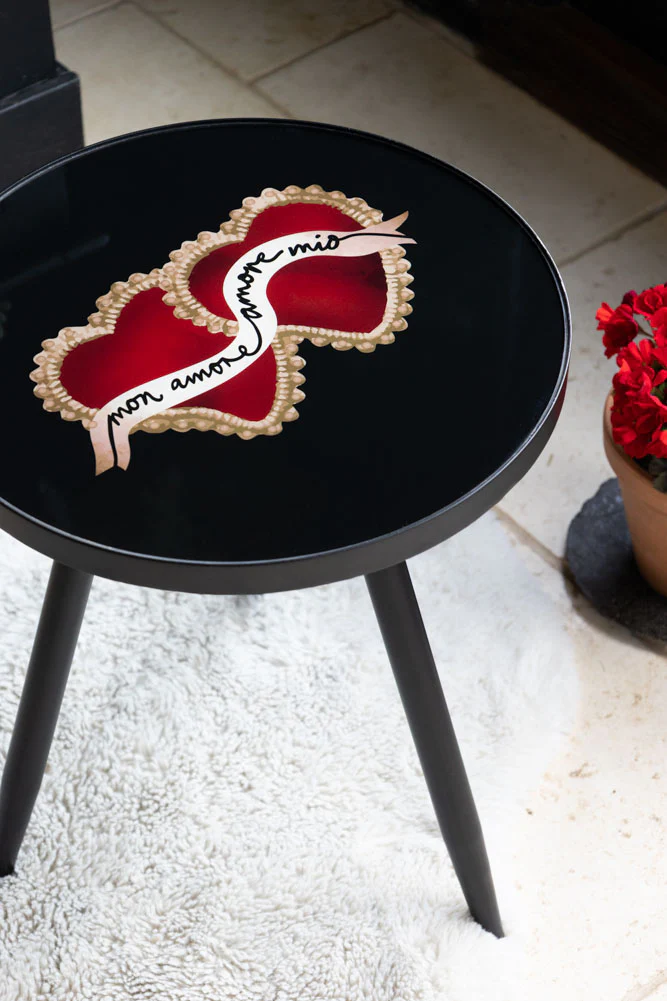 Milagro Heart Round Side Table - Image 3