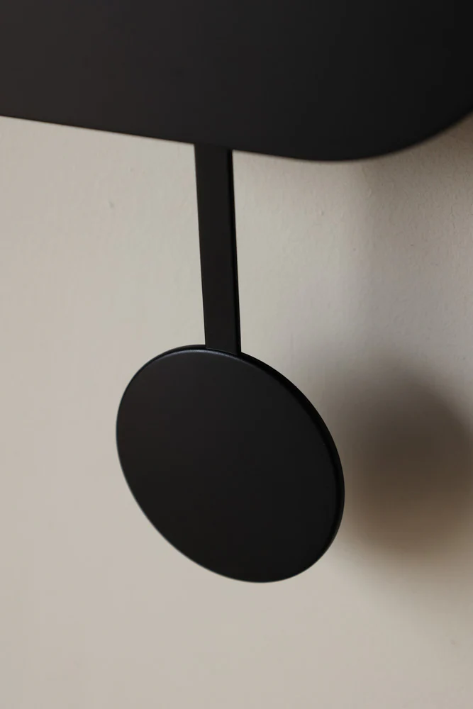 Modern Black Cuckoo Wall Clock - Image 4
