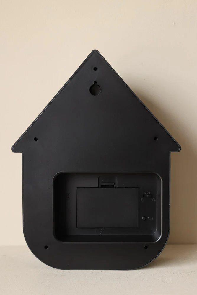 Modern Black Cuckoo Wall Clock - Image 5