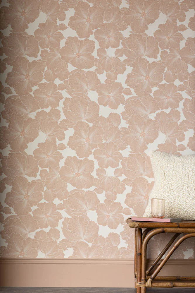 Rockett St George Bohemian Bloom Blush Wallpaper - Image 5
