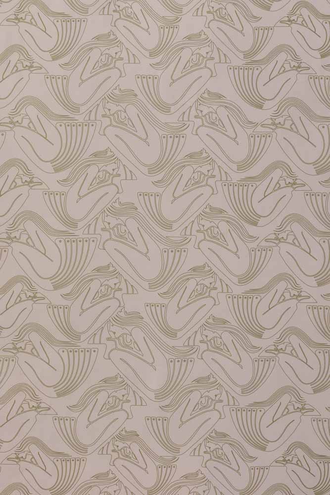 Rockett St George Deco Nymph Blush Pink Wallpaper - Image 15