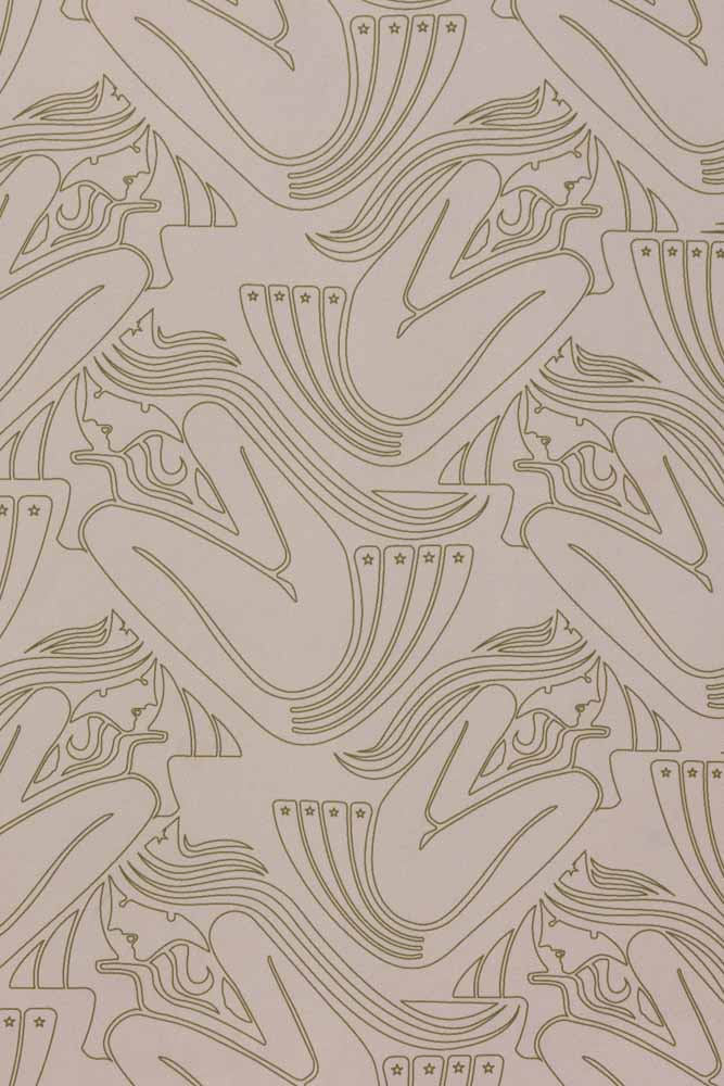 Rockett St George Deco Nymph Blush Pink Wallpaper - Image 19