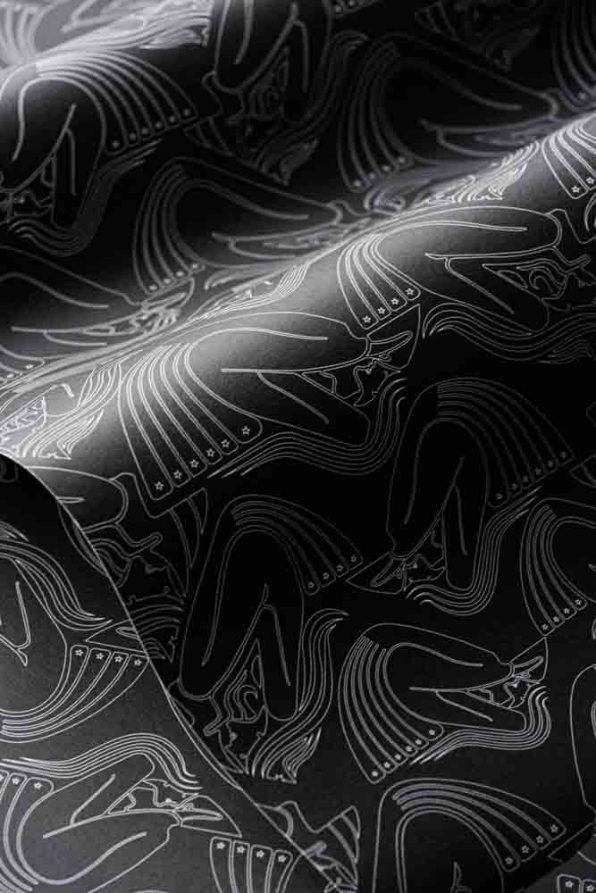 Rockett St George Deco Nymph Midnight Wallpaper - Image 10