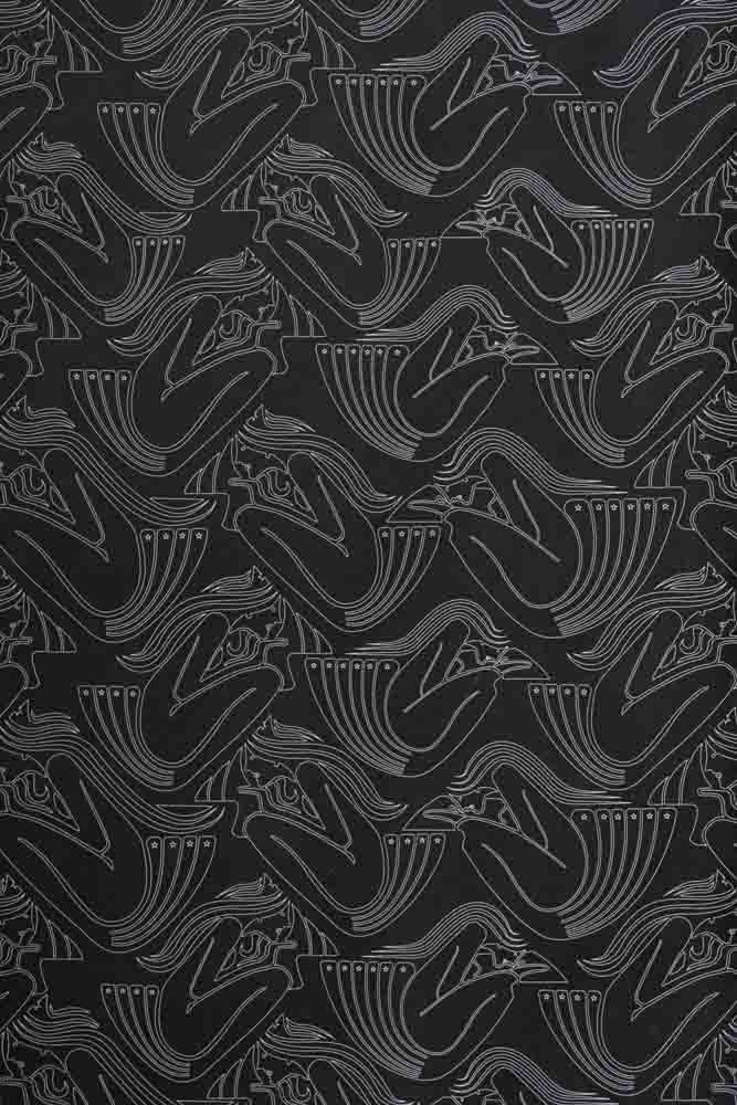 Rockett St George Deco Nymph Midnight Wallpaper - Image 3