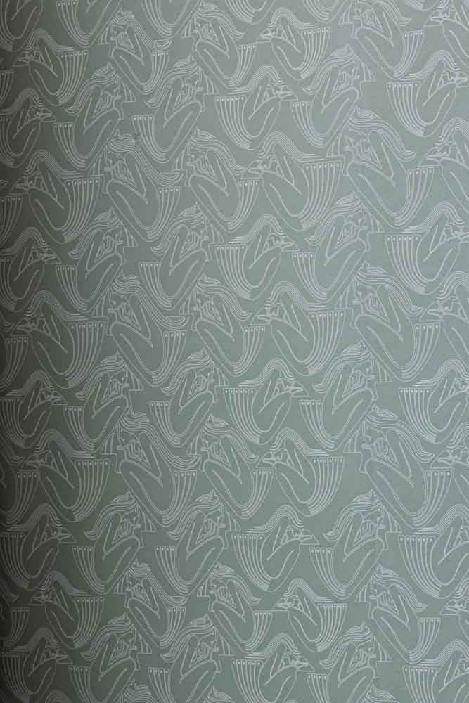Rockett St George Deco Nymph Olive Wallpaper - Image 13