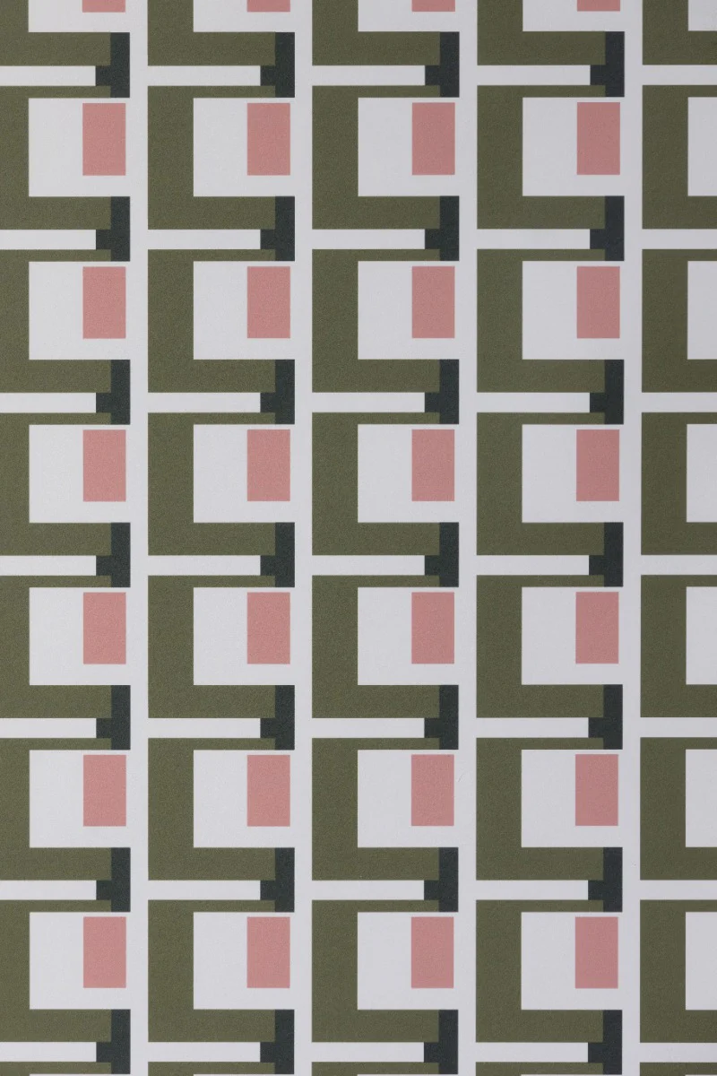 Rockett St George Electric Geometric Avocado Wallpaper - Image 18