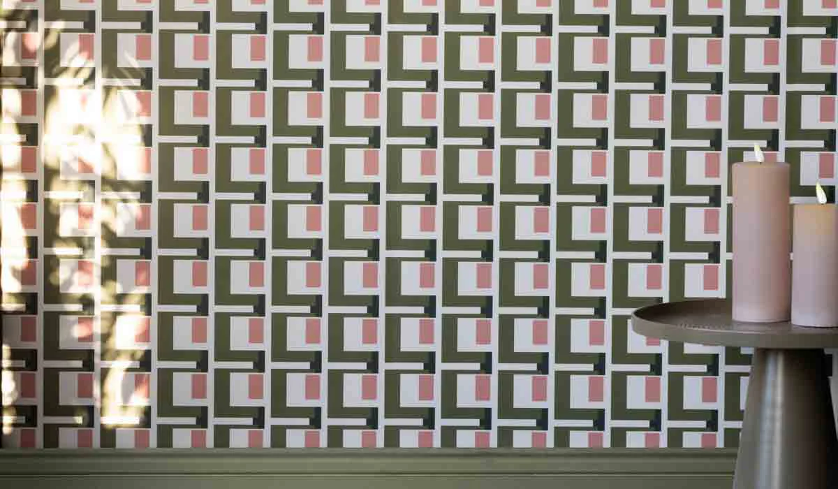 Rockett St George Electric Geometric Avocado Wallpaper - Image 21