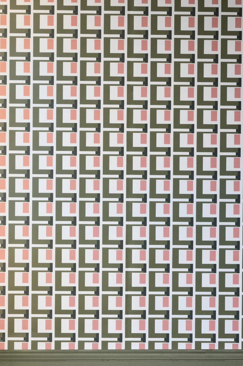 Rockett St George Electric Geometric Avocado Wallpaper - Image 8