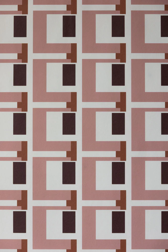 Rockett St George Electric Geometric Peach Wallpaper - Image 4