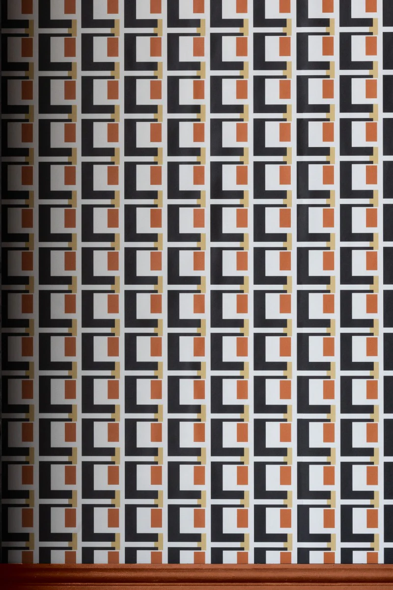 Rockett St George Electric Geometric Rust Wallpaper - Image 7