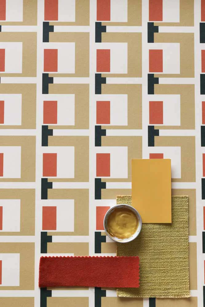 Rockett St George Electric Geometric Sand Wallpaper - Image 17