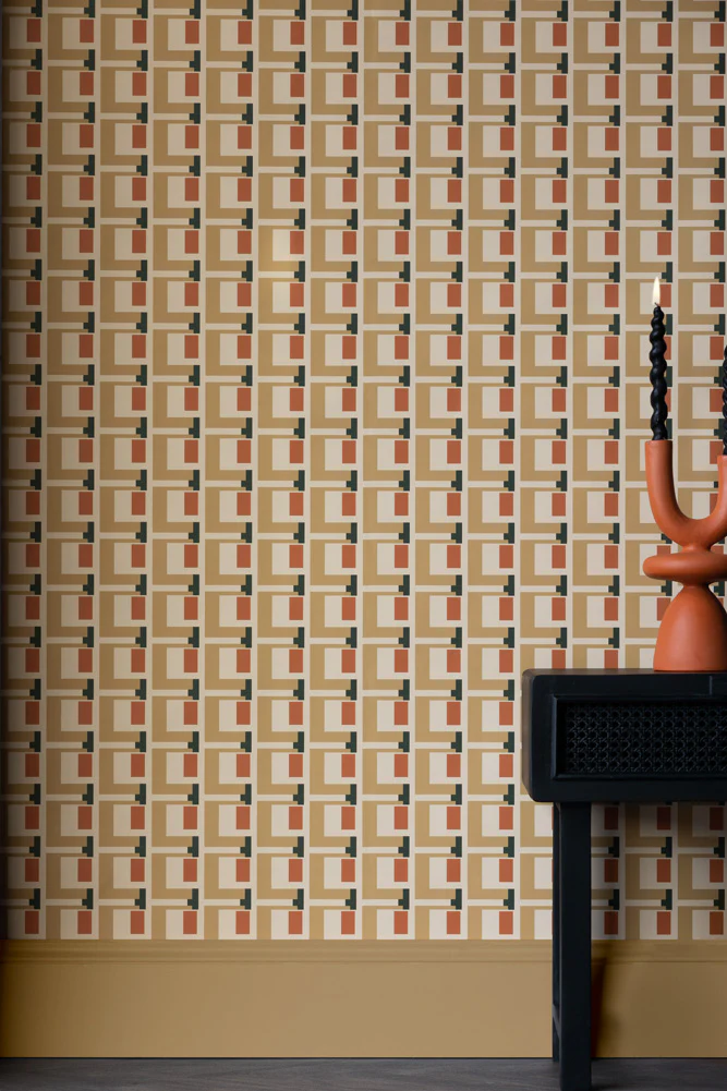 Rockett St George Electric Geometric Sand Wallpaper - Image 3