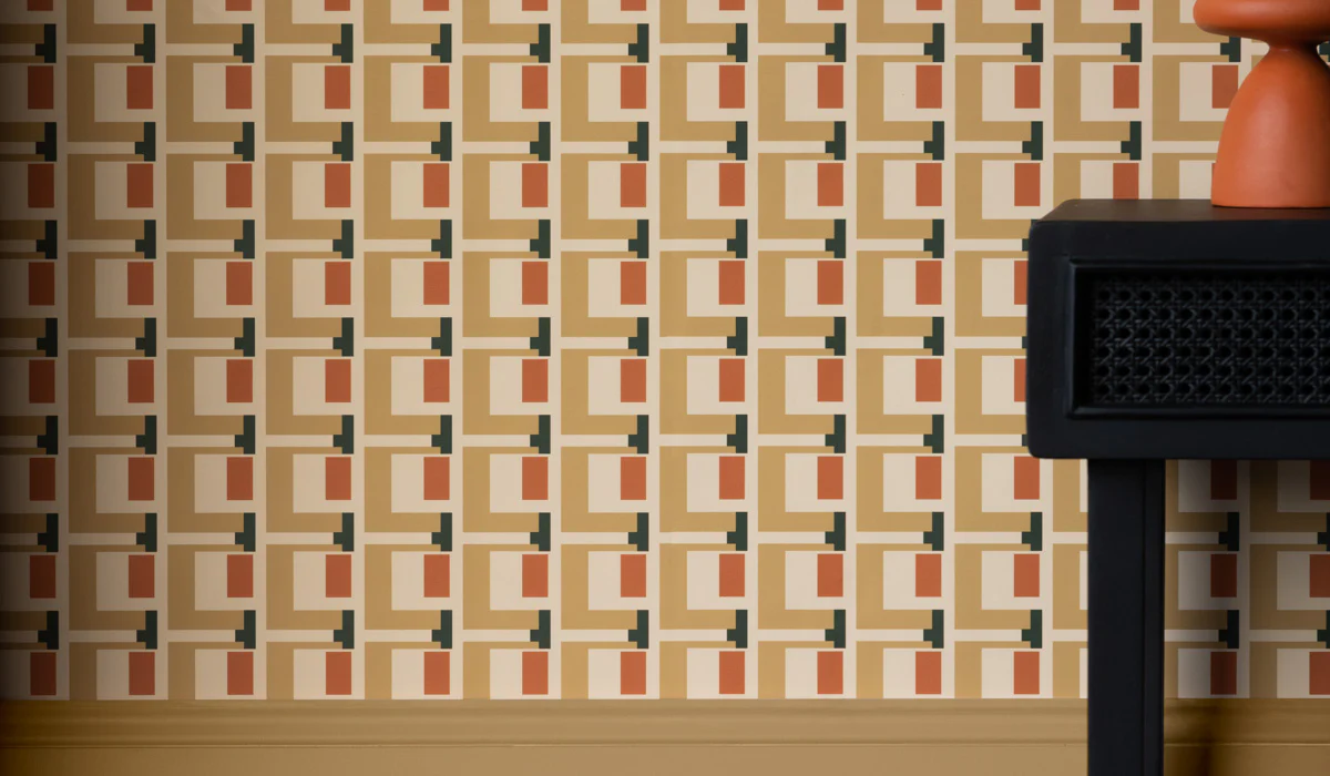 Rockett St George Electric Geometric Sand Wallpaper - Image 6