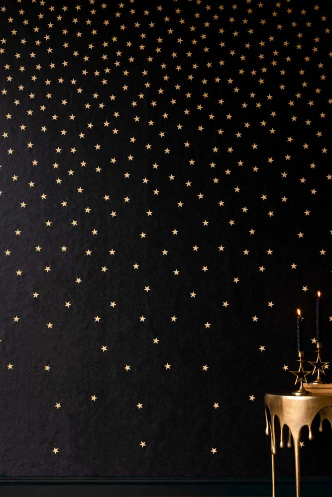 Rockett St George Falling Stars Black Mural - Image 22