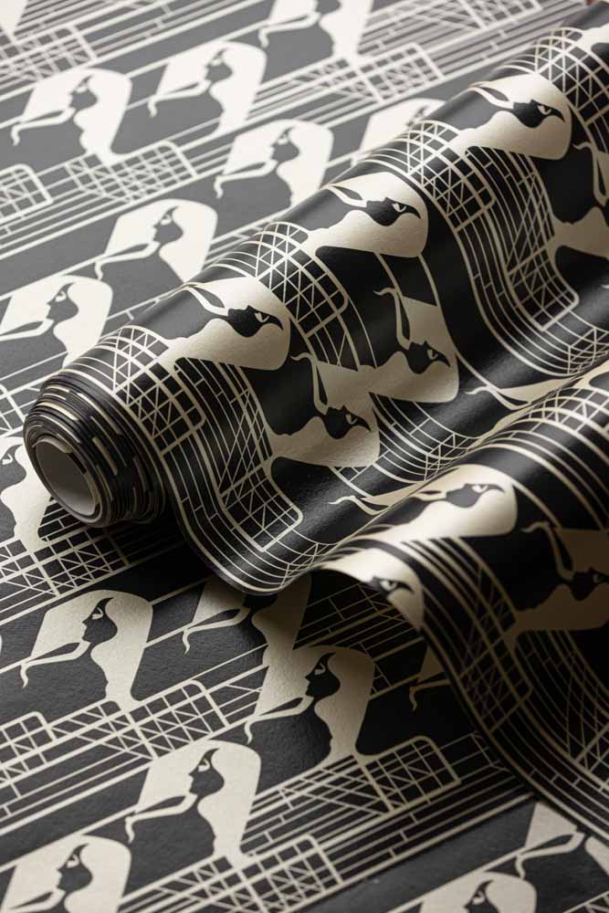 Rockett St George Margot In Manhattan Monochrome Wallpaper - Image 3