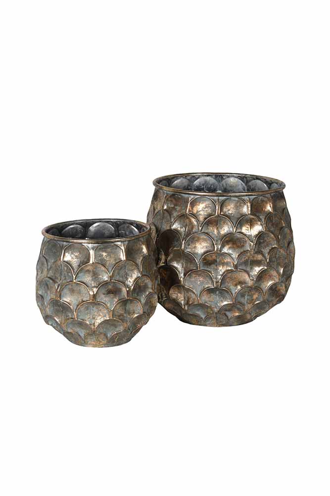 Set Of 2 Petal Effect Planters - Image 7