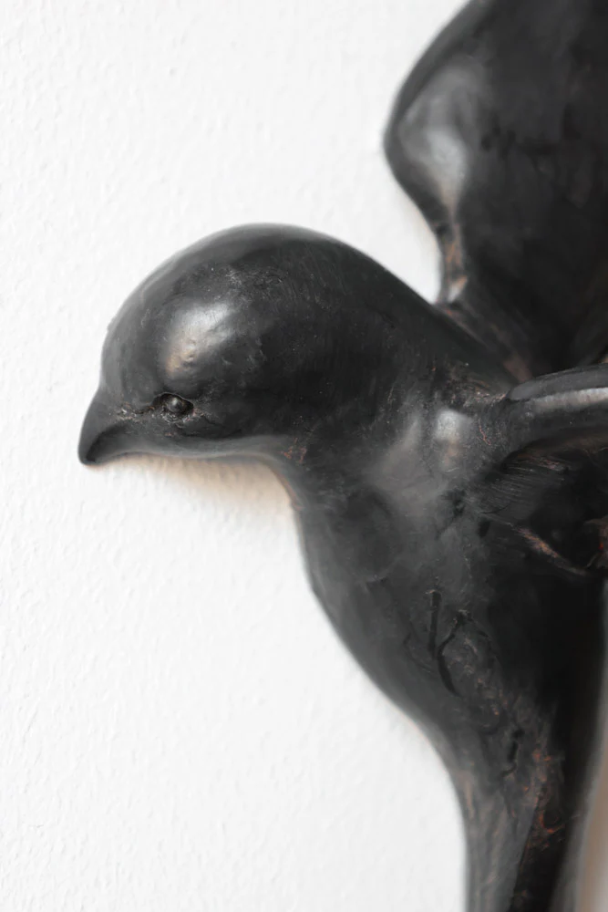 Set Of 4 Black Bird Wall Ornaments - Image 5