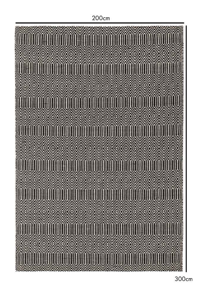 Sloan Monochrome Geometric Rug - 4 Sizes Available - Image 9
