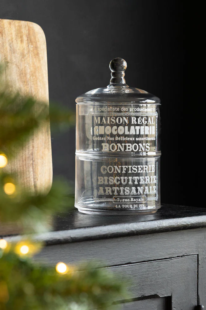 Vintage-Style Glass Storage Jar with Lid - Image 6