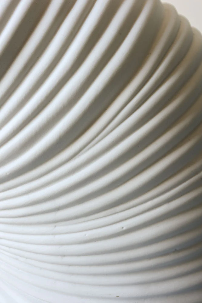 White Faux Sea Shell Ornament - Image 3